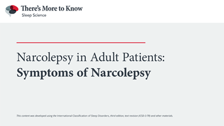 Symptoms of narcolepsy in adult patients presentation thumbnail